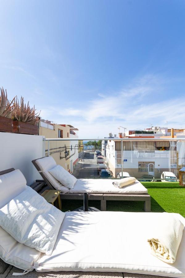 Cozy And Sea Views Private Terrace Apartment La Playa de Arguineguín Kültér fotó